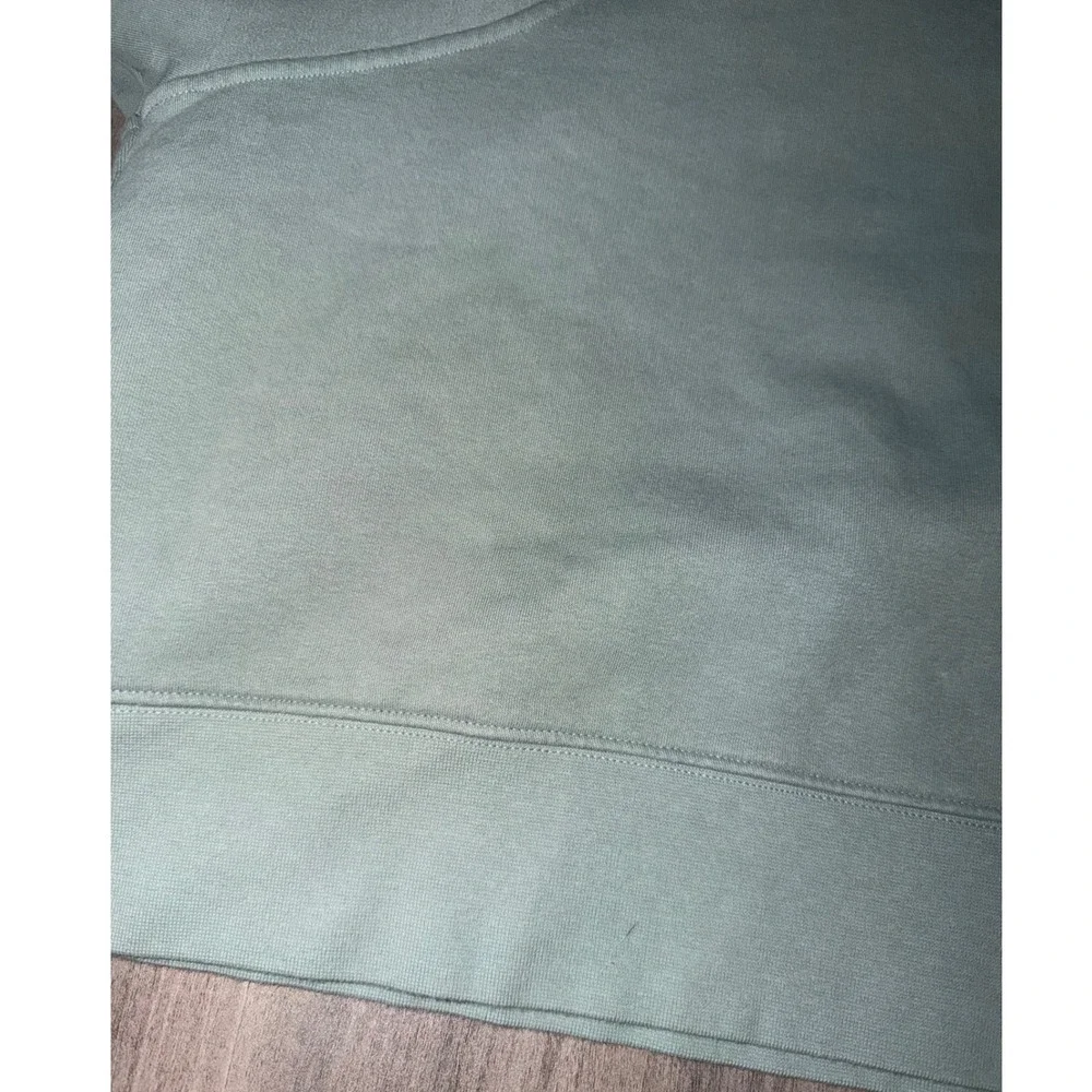 Lululemon Scuba Oversized Pullover Hoodie Sage Green Cropped Sweatshirt 10 A4